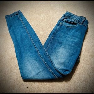 Men’s Forever 21 Skinny-Fit Blue Jeans